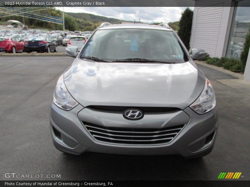 Graphite Gray / Black 2012 Hyundai Tucson GLS AWD