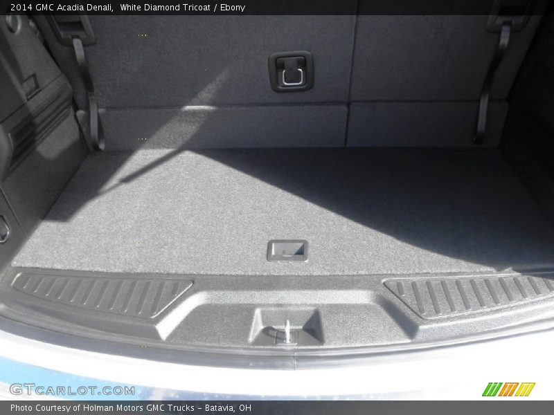 White Diamond Tricoat / Ebony 2014 GMC Acadia Denali