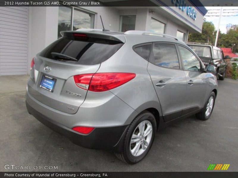 Graphite Gray / Black 2012 Hyundai Tucson GLS AWD