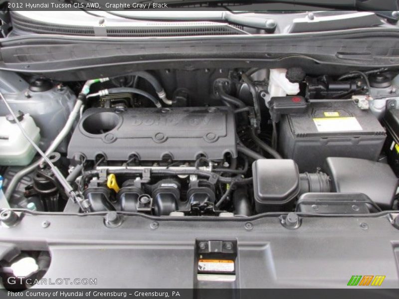 Graphite Gray / Black 2012 Hyundai Tucson GLS AWD