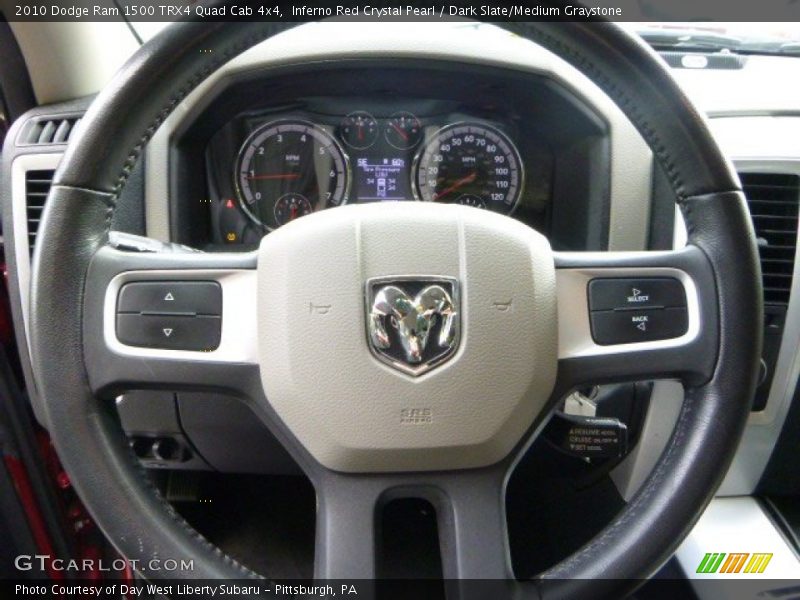 Inferno Red Crystal Pearl / Dark Slate/Medium Graystone 2010 Dodge Ram 1500 TRX4 Quad Cab 4x4