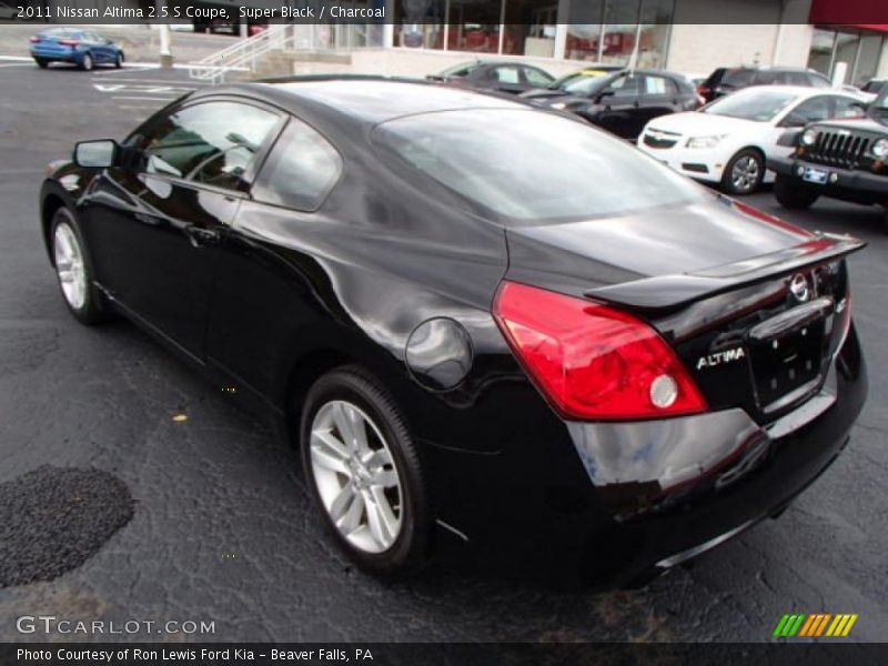 Super Black / Charcoal 2011 Nissan Altima 2.5 S Coupe