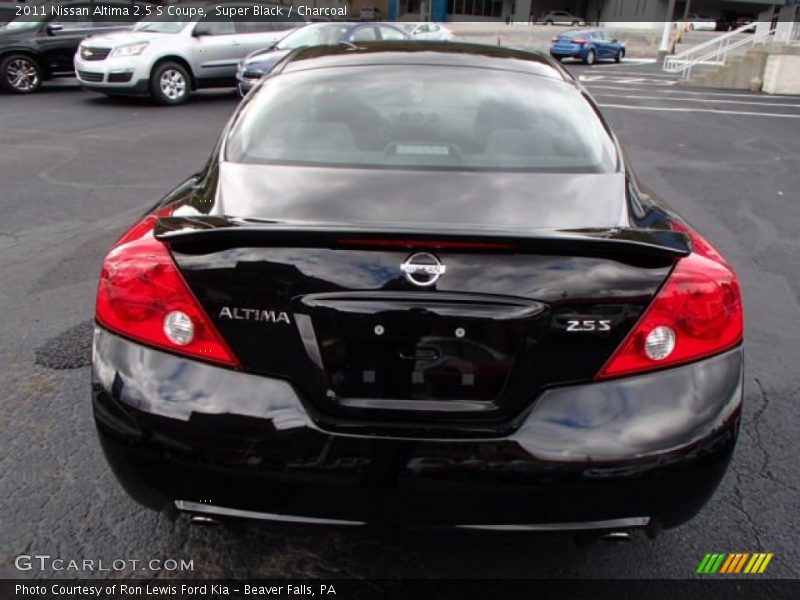 Super Black / Charcoal 2011 Nissan Altima 2.5 S Coupe