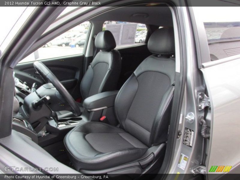 Graphite Gray / Black 2012 Hyundai Tucson GLS AWD