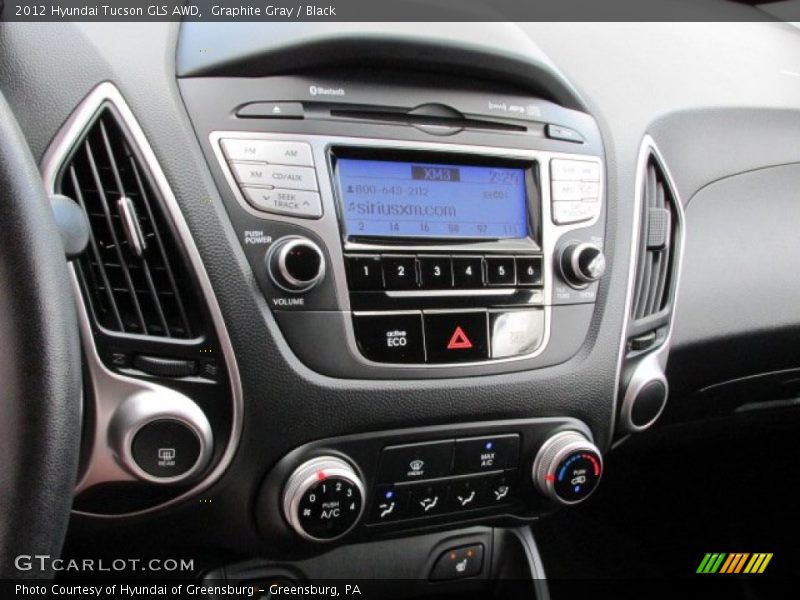 Graphite Gray / Black 2012 Hyundai Tucson GLS AWD