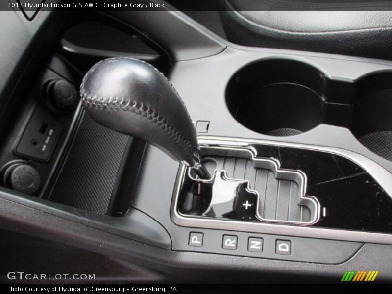 Graphite Gray / Black 2012 Hyundai Tucson GLS AWD