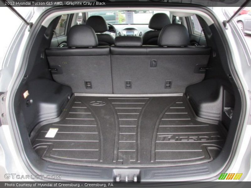 Graphite Gray / Black 2012 Hyundai Tucson GLS AWD