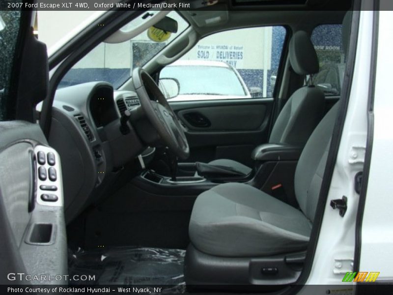 Oxford White / Medium/Dark Flint 2007 Ford Escape XLT 4WD