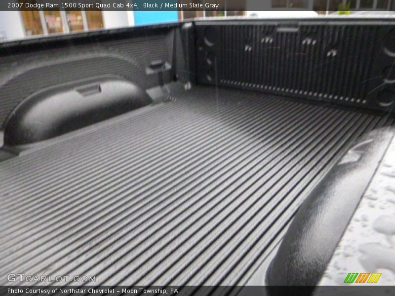 Black / Medium Slate Gray 2007 Dodge Ram 1500 Sport Quad Cab 4x4