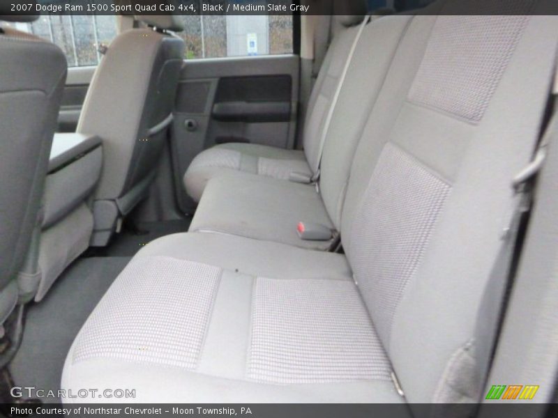 Black / Medium Slate Gray 2007 Dodge Ram 1500 Sport Quad Cab 4x4