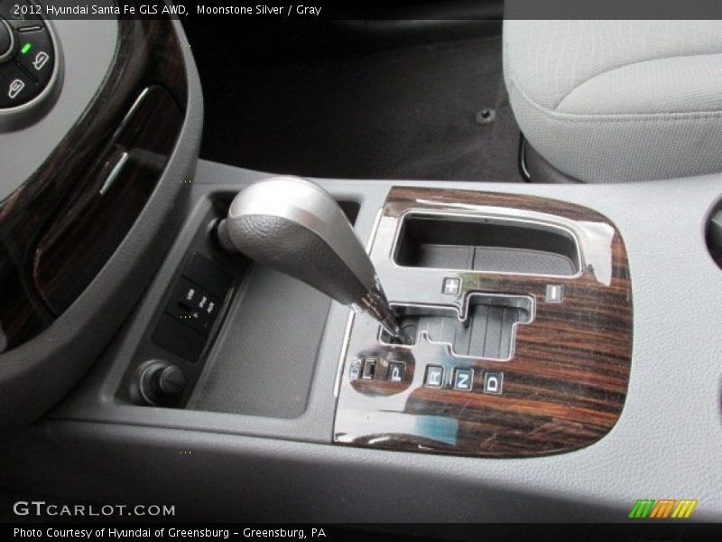 Moonstone Silver / Gray 2012 Hyundai Santa Fe GLS AWD
