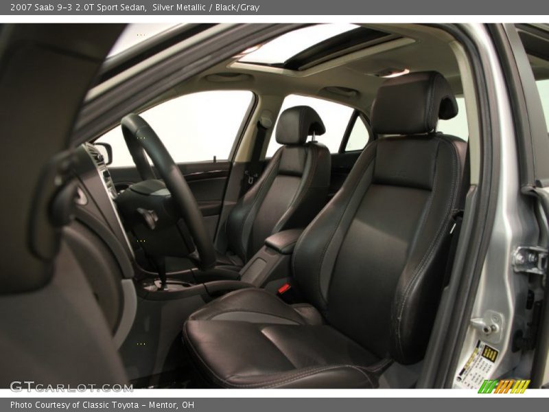 Silver Metallic / Black/Gray 2007 Saab 9-3 2.0T Sport Sedan