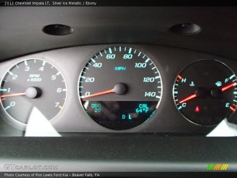 Silver Ice Metallic / Ebony 2012 Chevrolet Impala LT