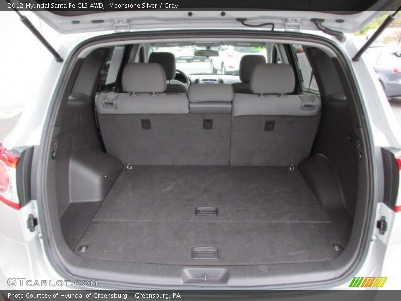Moonstone Silver / Gray 2012 Hyundai Santa Fe GLS AWD