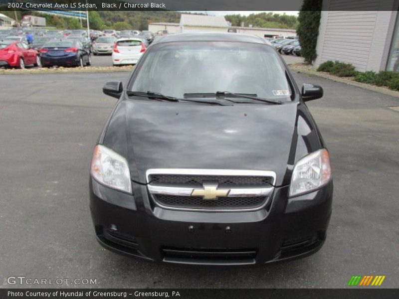 Black / Charcoal Black 2007 Chevrolet Aveo LS Sedan