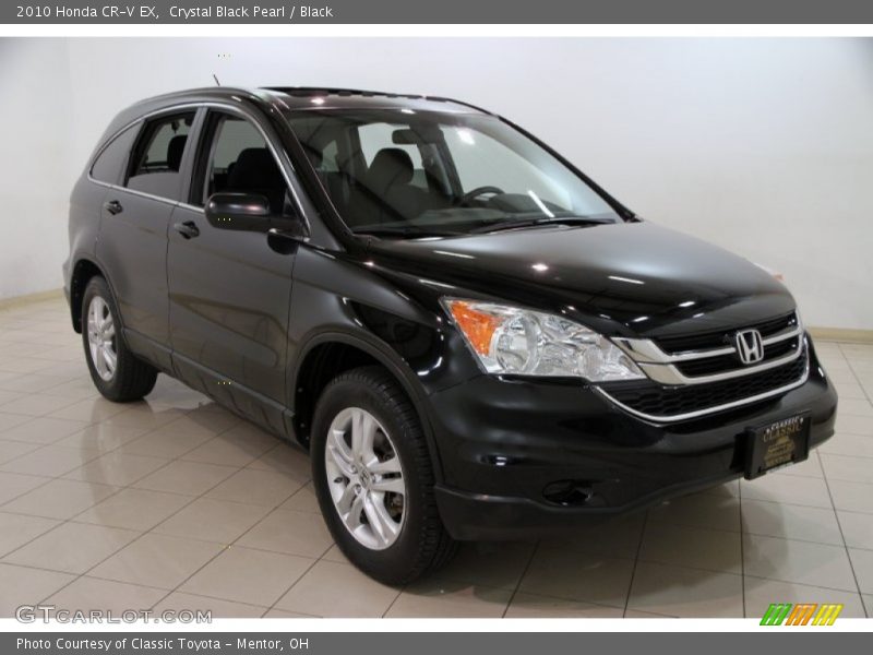 Crystal Black Pearl / Black 2010 Honda CR-V EX