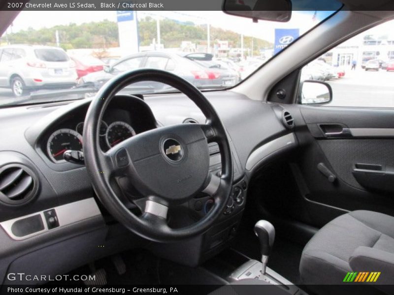 Black / Charcoal Black 2007 Chevrolet Aveo LS Sedan