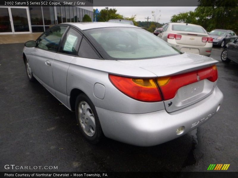 Silver / Gray 2002 Saturn S Series SC2 Coupe