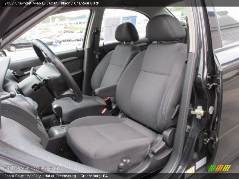 Black / Charcoal Black 2007 Chevrolet Aveo LS Sedan