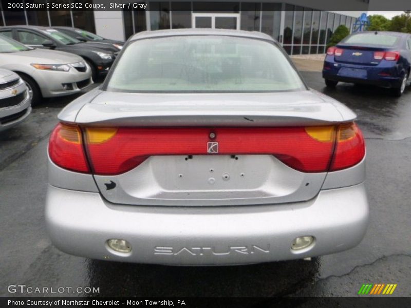 Silver / Gray 2002 Saturn S Series SC2 Coupe