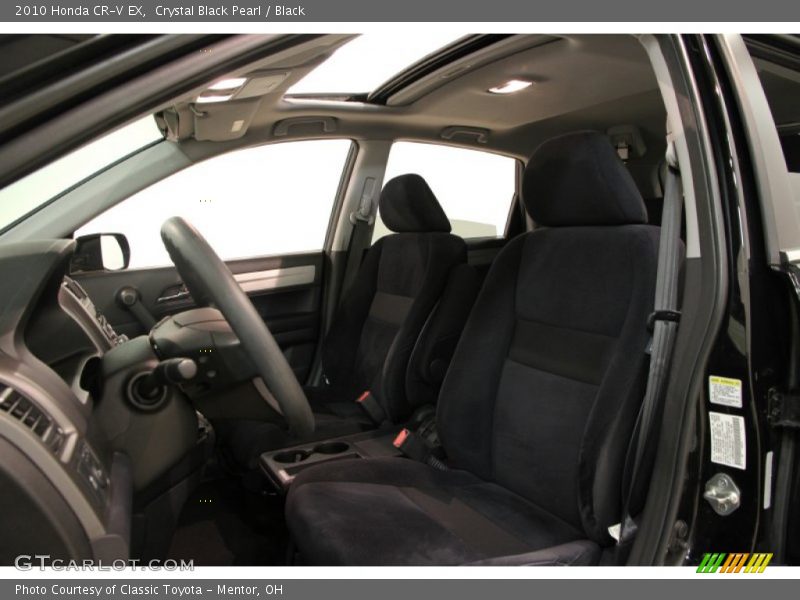 Crystal Black Pearl / Black 2010 Honda CR-V EX