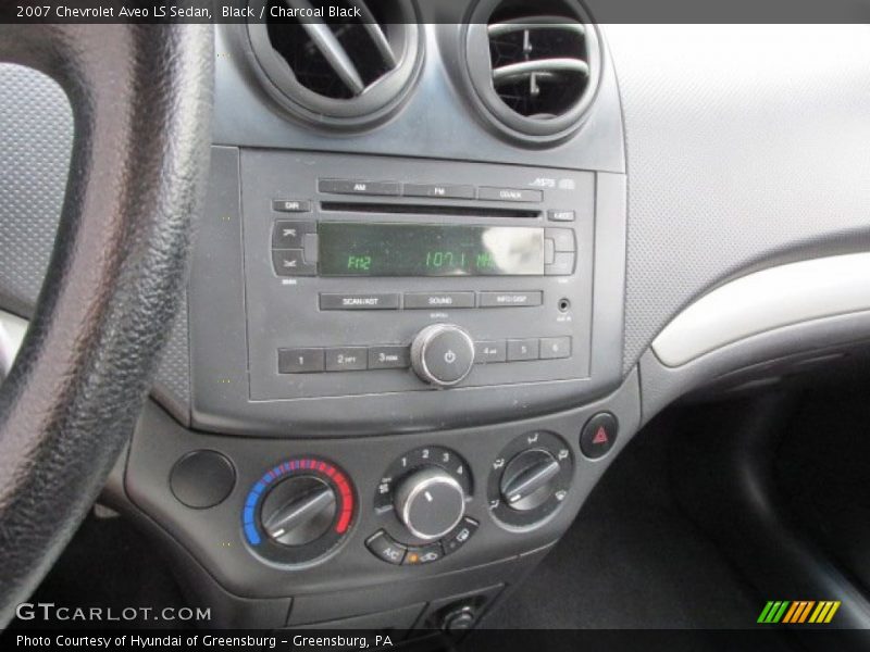 Black / Charcoal Black 2007 Chevrolet Aveo LS Sedan