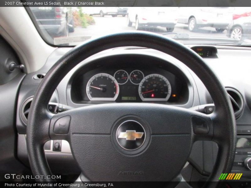 Black / Charcoal Black 2007 Chevrolet Aveo LS Sedan