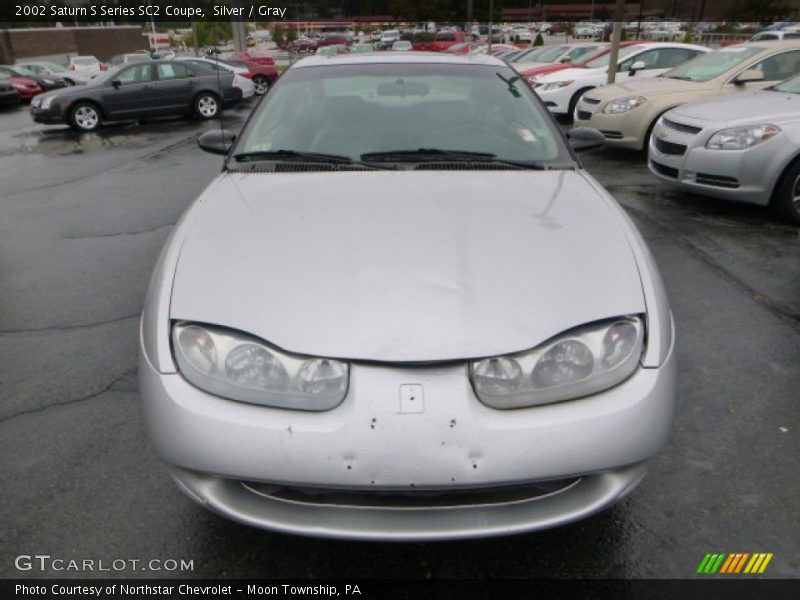 Silver / Gray 2002 Saturn S Series SC2 Coupe