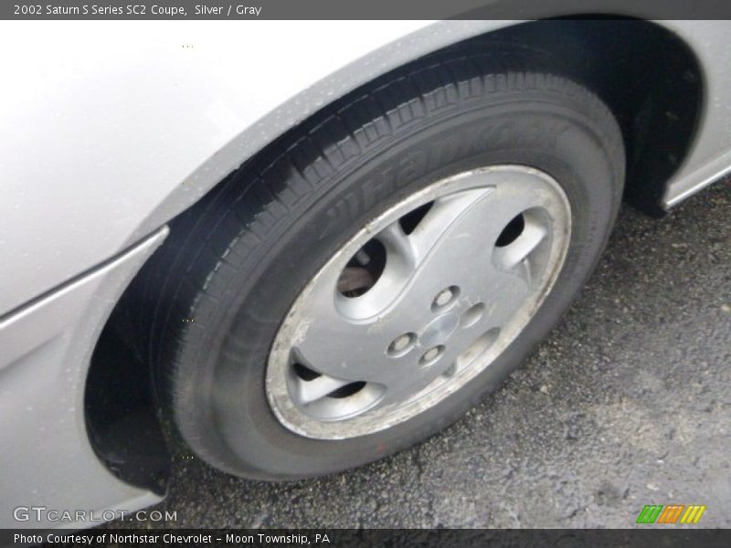 Silver / Gray 2002 Saturn S Series SC2 Coupe