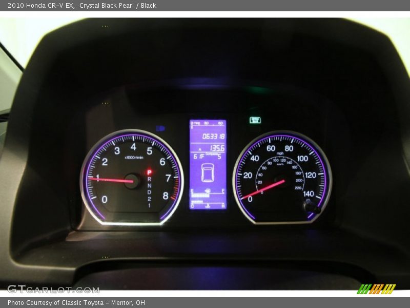 Crystal Black Pearl / Black 2010 Honda CR-V EX