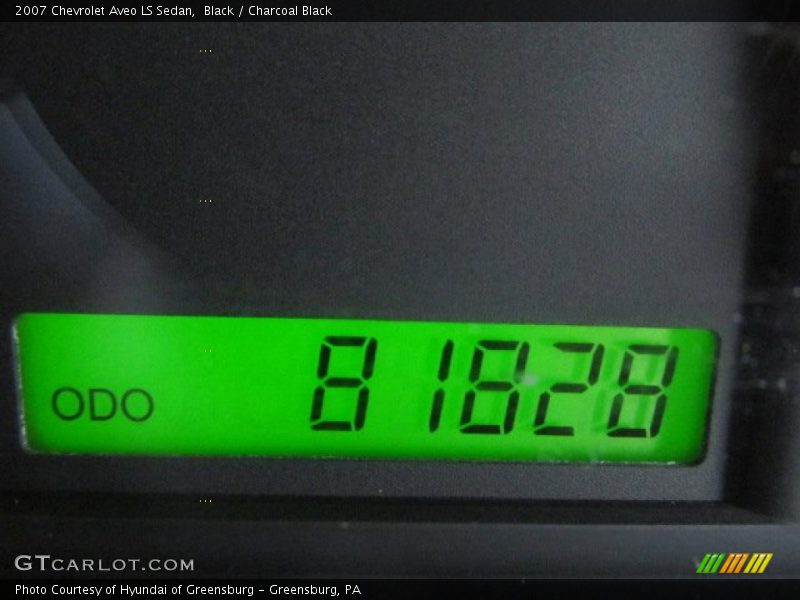 Black / Charcoal Black 2007 Chevrolet Aveo LS Sedan