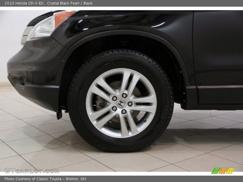 Crystal Black Pearl / Black 2010 Honda CR-V EX