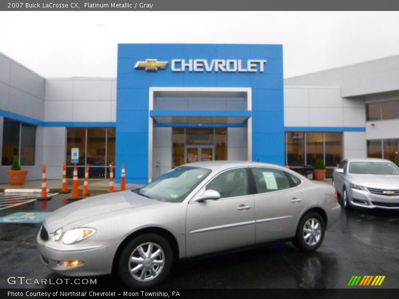 Platinum Metallic / Gray 2007 Buick LaCrosse CX