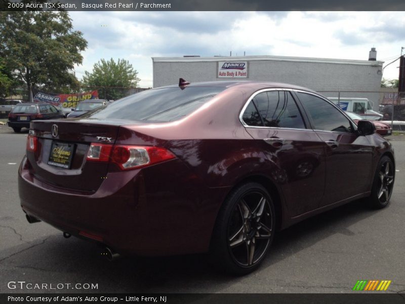 Basque Red Pearl / Parchment 2009 Acura TSX Sedan