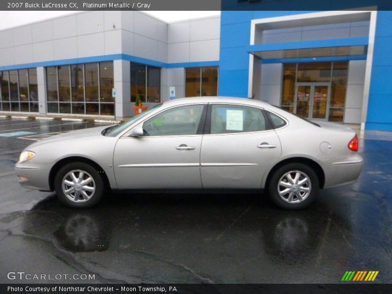 Platinum Metallic / Gray 2007 Buick LaCrosse CX