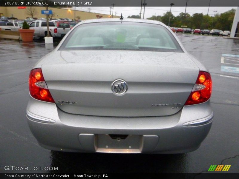 Platinum Metallic / Gray 2007 Buick LaCrosse CX