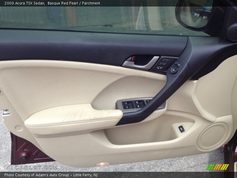 Basque Red Pearl / Parchment 2009 Acura TSX Sedan