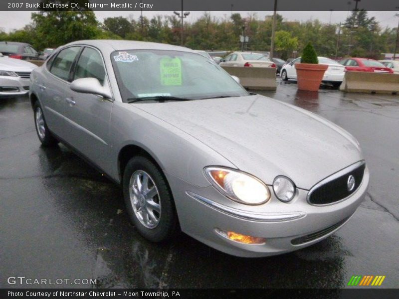 Platinum Metallic / Gray 2007 Buick LaCrosse CX