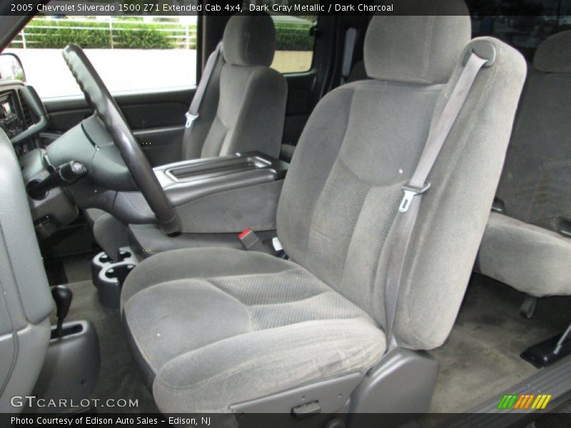 Dark Gray Metallic / Dark Charcoal 2005 Chevrolet Silverado 1500 Z71 Extended Cab 4x4