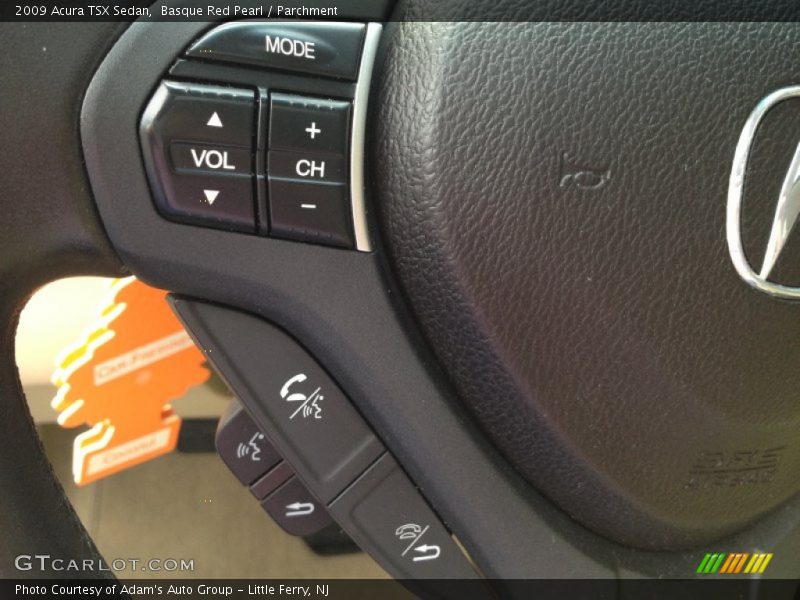 Basque Red Pearl / Parchment 2009 Acura TSX Sedan