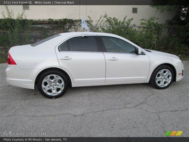 White Suede / Charcoal Black 2011 Ford Fusion SE