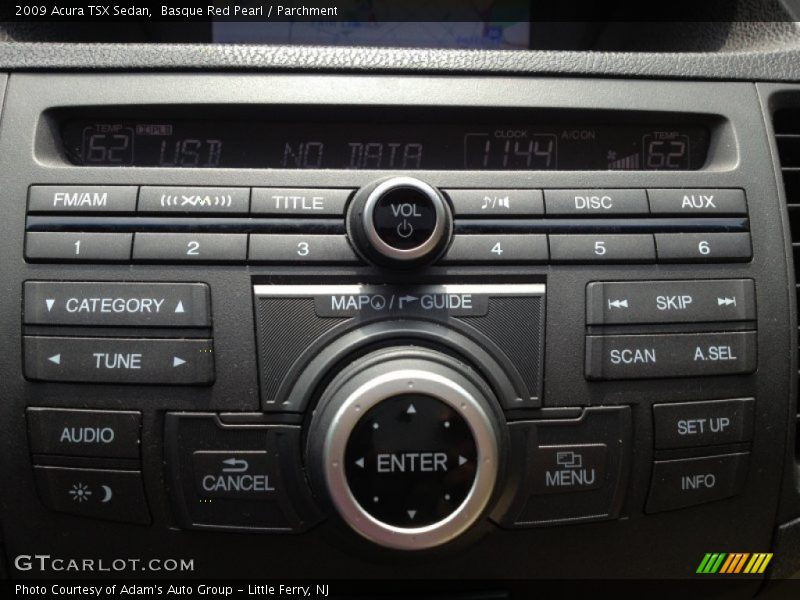 Basque Red Pearl / Parchment 2009 Acura TSX Sedan