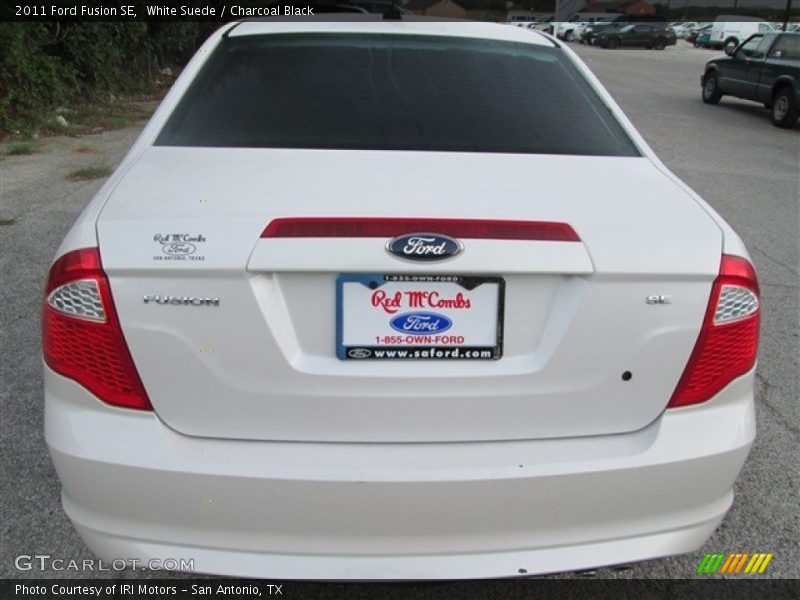 White Suede / Charcoal Black 2011 Ford Fusion SE