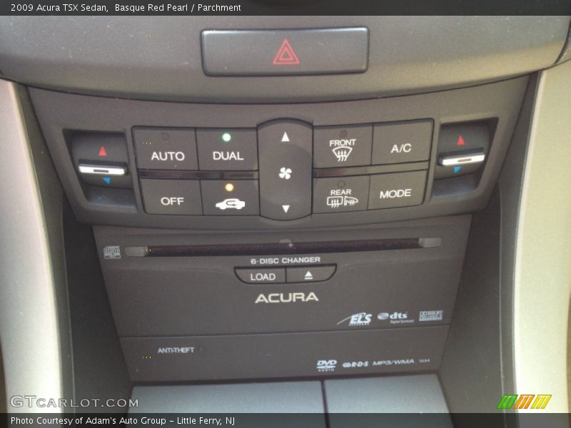 Basque Red Pearl / Parchment 2009 Acura TSX Sedan