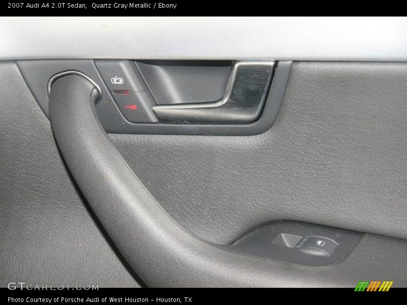 Quartz Gray Metallic / Ebony 2007 Audi A4 2.0T Sedan