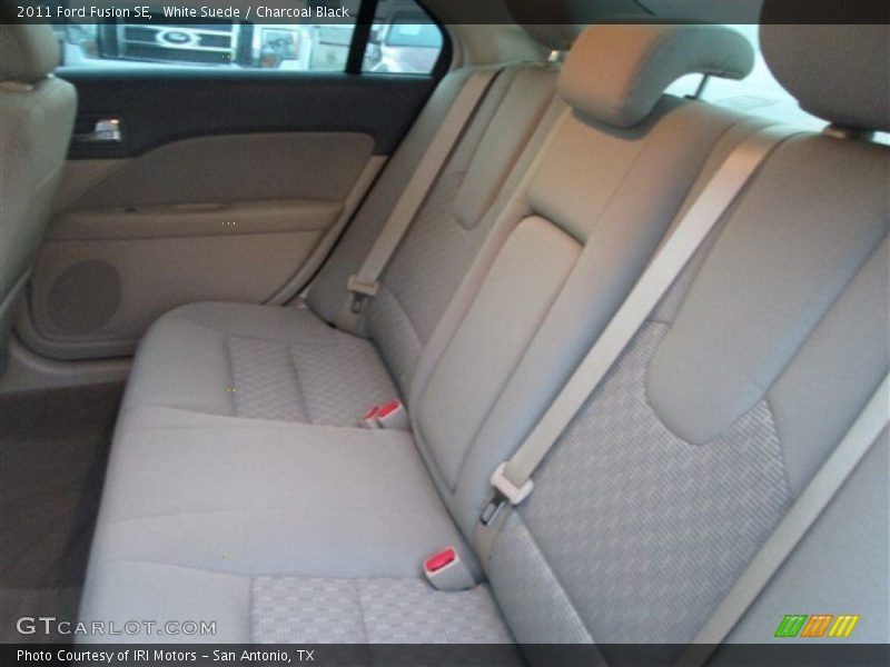 White Suede / Charcoal Black 2011 Ford Fusion SE