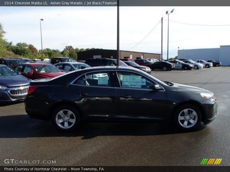 Ashen Gray Metallic / Jet Black/Titanium 2014 Chevrolet Malibu LS