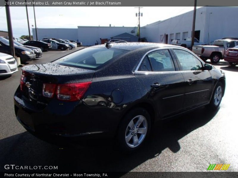 Ashen Gray Metallic / Jet Black/Titanium 2014 Chevrolet Malibu LS