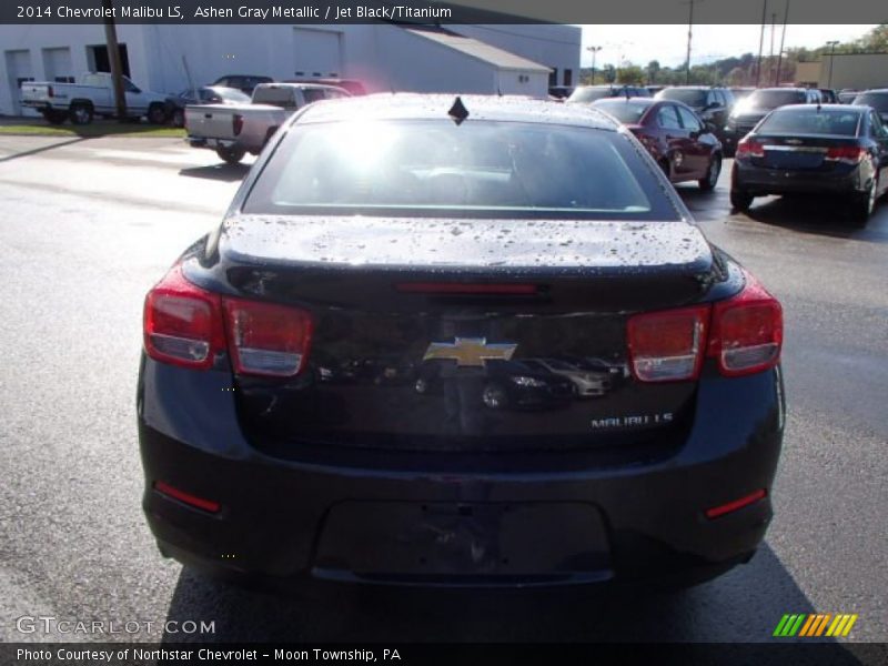 Ashen Gray Metallic / Jet Black/Titanium 2014 Chevrolet Malibu LS