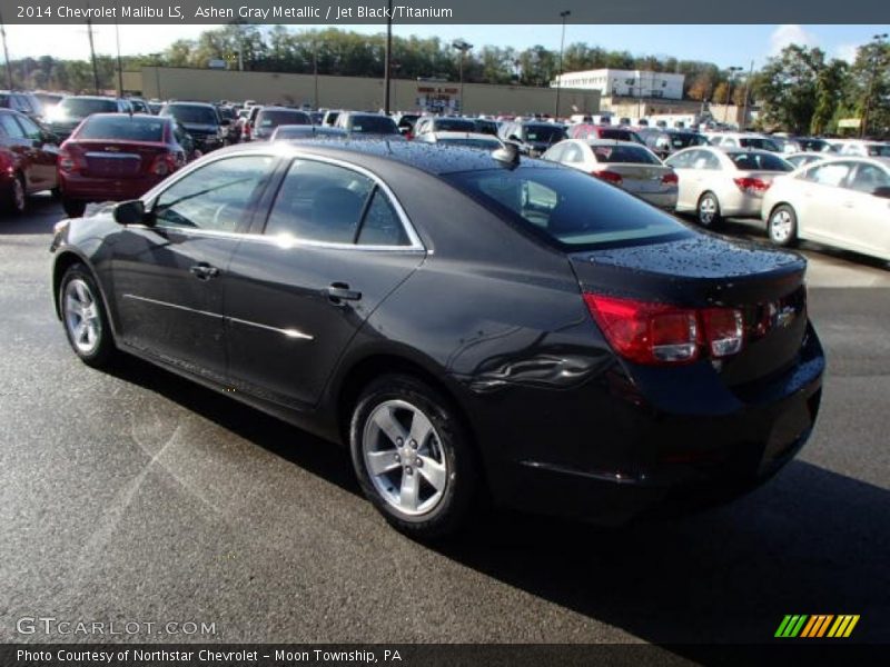 Ashen Gray Metallic / Jet Black/Titanium 2014 Chevrolet Malibu LS